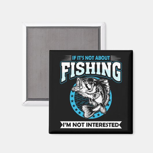 grappige visvangst magneet (Voorkant / Achterkant)