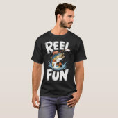 Grappige visvangst met Reel Fun Vibes T-shirt (Voorkant volledig)