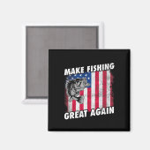 Grappige Visvangst Trump Cadeaus Magneet (Voorkant / Achterkant)