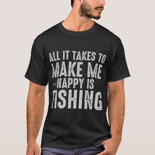 Grappige visvangst visser cadeau t-shirt (Voorkant)