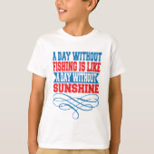 Grappige visverhalen woordkunst t-shirt (Voorkant)