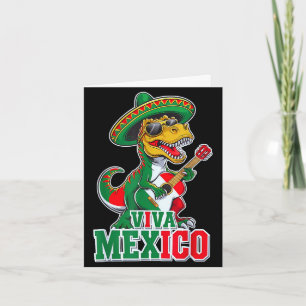 Grappige viva mexico kinderen cinco de mayo dans M Kaart