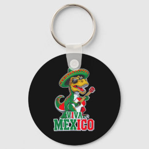 Grappige viva mexico kinderen cinco de mayo dans M Sleutelhanger