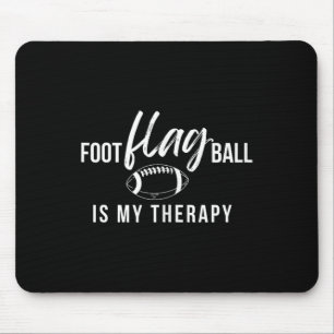 Grappige Vlag Football _ Vlag Football Therapie _ Muismat
