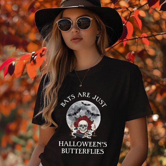 Grappige Vleermuis Halloween Tri-Blend Shirt