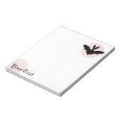 Grappige Vleermuis Notitieblok (Linkerzijde)