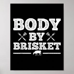 Grappige vlees grillen kunst voor mannen vrouwen B Poster