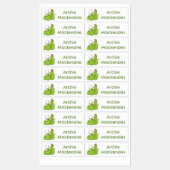 Grappige vleesetende pitcher plants gepersonalisee labels (Vel)