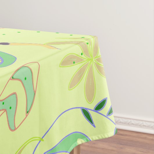 Grappige vleesetende planten tekenen naadloos patr tafelkleed (Voorbeeld)