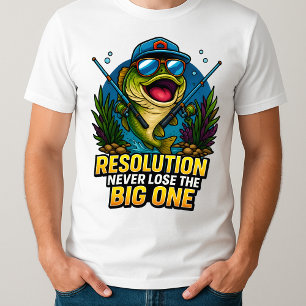 Grappige vlieg Cool vissen vader opa cadeau T-shirt