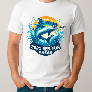 Grappige vlieg Cool vissen vader opa cadeau T-shirt