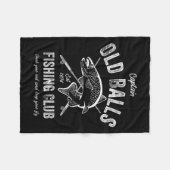 Grappige Vlieg Vissen Verjaardag Voor Mannen 50ste Fleece Deken (Voorkant (Horizontaal))