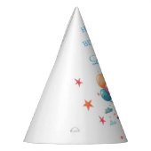 Grappige Vliegende Eenhoorn Regenboog Kleuren 1e V Feesthoedjes (Links)