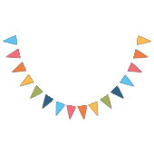 Grappige Vliegende Eenhoorn Regenboog Kleuren 1e V Vlaggetjes (Alle)