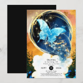 Grappige Vlinder Verjaardag Kaart (Voorkant / Achterkant)