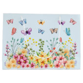 Grappige vlinders Happy Easter Day Groot Cadeauzakje (Achterkant)