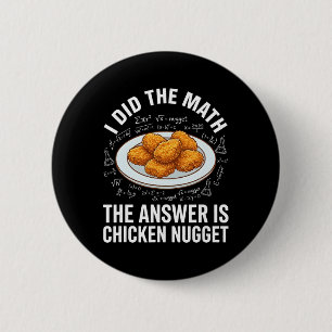 Grappige Voedsel Liefhebber Ik Heb De Wiskunde Ged Ronde Button 5,7 Cm