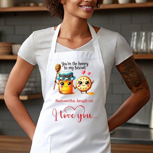 Grappige Voedsel Persoonlijke Cute Liefde Geschenk Schort