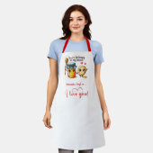Grappige Voedsel Persoonlijke Cute Liefde Geschenk Schort (Gedragen)