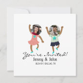 Grappige Voeg foto toegevoegde Bruid & Bruidegom T (Voorkant)