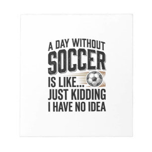 Grappige Voetbal Dag Citaat Vintage T-shirt Ontwer Notitieblok