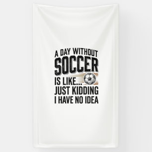 Grappige Voetbal Dag Citaat Vintage T-shirt Ontwer Spandoek
