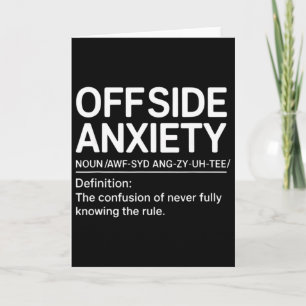 Grappige Voetbal Definitie Voetbalspeler Coach Bui Kaart