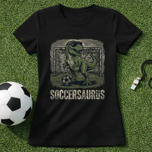 Grappige Voetbal Dino Keeper T-shirt