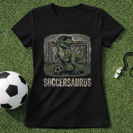 Grappige Voetbal Dino Keeper T-shirt
