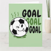 Grappige voetbal, doel kaart (Voorkant)