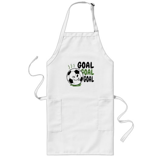 Grappige voetbal, doel lang schort (Voorkant)