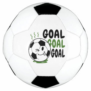 Grappige voetbal, doel voetbal