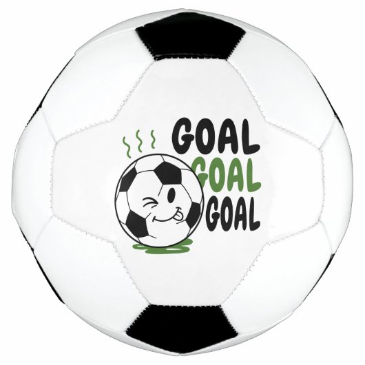 Grappige voetbal, doel voetbal (Voorkant)