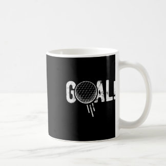 Grappige Voetbal Doelpunt Golf Vier Grap Koffiemok