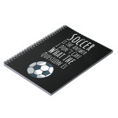 Grappige Voetbal Gifts Senior Night Team High Scho Notitieboek (Linkerzijde)