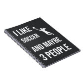 Grappige Voetbal Goalie Gifts Sarcastische Sport H Notitieboek (Rechterzijde)