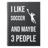 Grappige Voetbal Goalie Gifts Sarcastische Sport H Notitieboek (Voorkant)