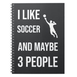 Grappige Voetbal Goalie Gifts Sarcastische Sport H Notitieboek