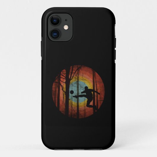 GRAPPIGE VOETBAL IN HET BOS Woud Case-Mate iPhone Case (Achterkant)