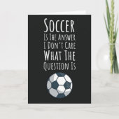 Grappige Voetbal Kaarten Kinderen Sport Speler Tea (Voorkant)