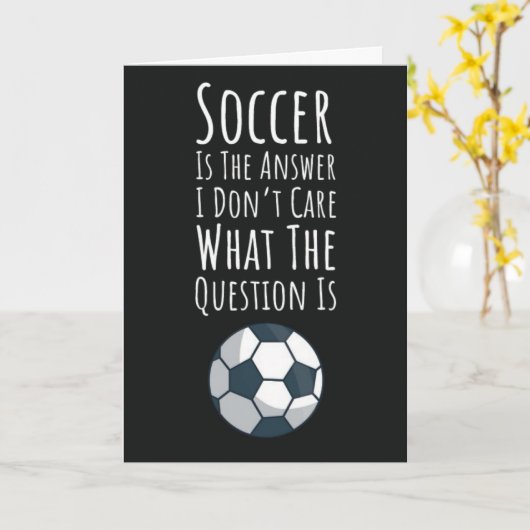 Grappige Voetbal Kaarten Kinderen Sport Speler Tea (Gele Bloem)