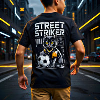 Grappige Voetbal Kat Street Striker Cadeau voor Vo
