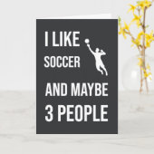 Grappige Voetbal Keeper Kaarten Speler Humor Sport (Gele Bloem)