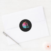 Grappige Voetbal Keeper Verdediger Mijn Doel Is Om Ronde Sticker (Envelop)