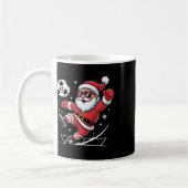 Grappige Voetbal Kerstman 67 Meme Kerstmis Xmas Py Koffiemok (Links)