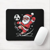 Grappige Voetbal Kerstman 67 Meme Kerstmis Xmas Py Muismat (Met muis)