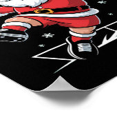 Grappige Voetbal Kerstman 67 Meme Kerstmis Xmas Py Poster (Hoek)