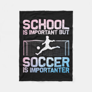 Grappige Voetbal Kunst voor Jongens Meisjes Mannen Fleece Deken
