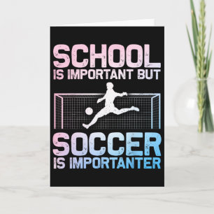 Grappige Voetbal Kunst Voor Jongens Meisjes Mannen Kaart
