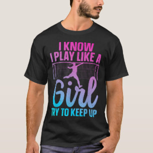 Grappige Voetbal Kunst Voor Vrouwen Meisjes Voetba T-shirt
